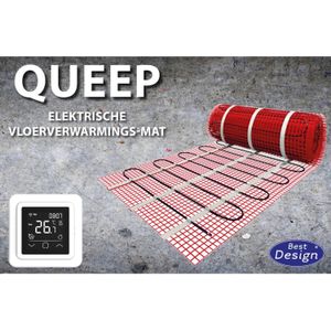 Queep best design elektrische vloerverwarmings mat 3.0m2