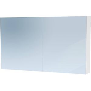 Spiegelkast dual exclusive line 120 cm hoogglans wit