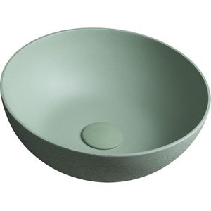 Vrijstaand waskom sapho formigo dia. 39 cm rond groen