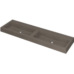 Ink wastafel momento quartz zonder kraangat 160 cmx45 cmx9 cm quartz beton 3421460