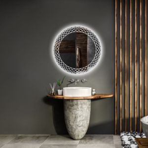 Spiegel Gliss Design Fantasia Rond LED Verlichting 100cm