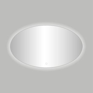 Badkamerspiegel best design divo-80 led verlichting 80x60 cm ovaal