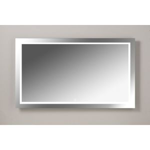 Badkamerspiegel xenz sirmione 160x70 cm met rondom ledverlichting en spiegelverwarming