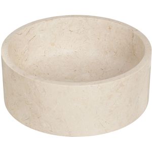 Waskom imso lavabo cerchio bianco marmer 40x15 cm