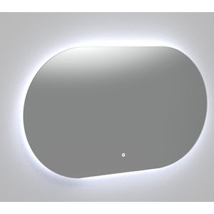 Badkamerspiegel arcqua reflect ovaal 140x70 cm horizontaal incl. Led verlichting