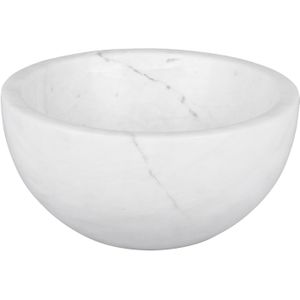 Waskom differnz boomer 20x10 cm marmer wit