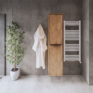 Kolomkast gliss design eleganz hera zwart 160 cm oak classic