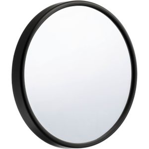 Make up spiegel smedbo outline lite voorzien van zuignap abs/spiegelglas diameter 13 cm zwart