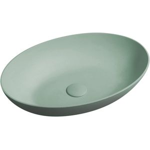 Vrijstaand waskom sapho formigo 60x40 cm groen