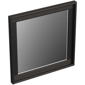 Spiegel forzalaqua reno vierkant 40x2x40 cm eiken black oiled