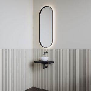 Fonteinset | bws leto | planchet black veneer | waskom glans wit