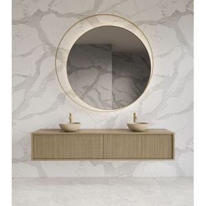 Onderkast gliss design heronimus 160x45x35 cm 2 laden met topplaat corn slik