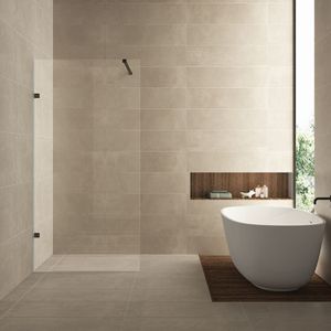Inloopdouche bws miley 90x200 cm 8 mm nano helder glas mat zwart