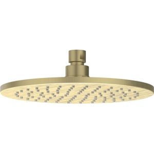 Hoofddouche ivy medium 20 cm anti-kalk nozzels rvs316 geborsteld mat goud pvd
