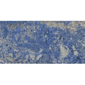 Vloertegel douglas & jones magnum 60x120 cm marmerlook gerectificeerd 6 mm geglazuurd sodalite bleu