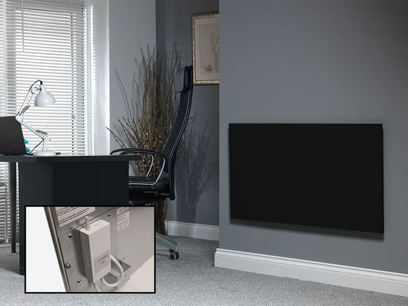 STRONG ZWART RF 600-infraroodpaneel 400 Watt (60cm x 60cm), incl. RF-ontvanger