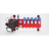 Compact Stalen Front LTV-Verdeler 9 Groeps