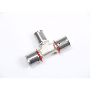 T-stuk verloop 3 x pers (20mm en 25mm) T-stuk reductie, 20mm x 25mm x 20mm