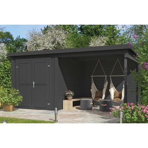 Outdoor Life Products | Tuinhuis Finn 450 x 250 | Gecoat | Carbon Grey