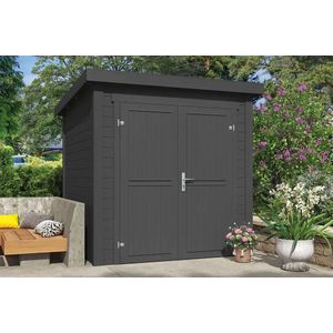 Outdoor Life Products | Tuinhuis Sara 200 x 200 | Gecoat | Carbon Grey