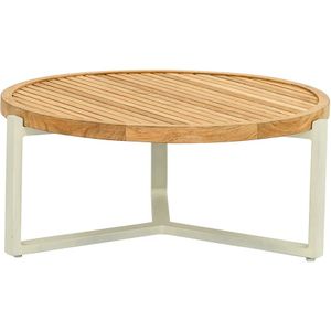 Apple Bee | Koffietafel Monaco Ø75 cm | Oyster-Teak