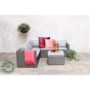 Fonteyn | Loungeset Connor | Antraciet | Outletmodel OP = OP