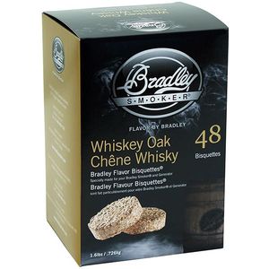 Bradley Smoker | Bisquettes Whiskey Eiken | 48 Stuks