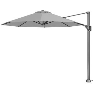 Platinum Sun & Shade – Zweefparasol – Voyager T¹ - Ø300cm – Lichtgrijs – Kantelbaar – 360° Draaibaar – 96% UV protectie