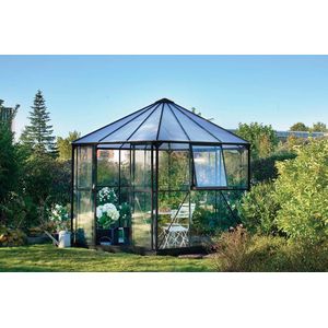 Royal Well | Atrium 90 Tuinkamer | Veiligheidsglas 3 mm | Zwart