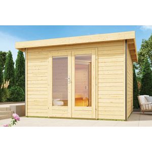 Karibu | Mainburg 1 Sauna Set A | Kachel 9 kW Externe Bediening