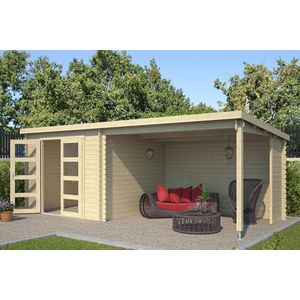 Outdoor Life Products | Tuinhuis met Overkapping Manuel 600 x 275