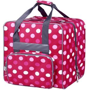 Lockmachine tas, rood/roze