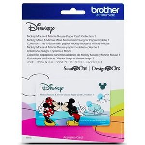 Brother Mickey Mouse & Minnie Mouse papiermodellen collectie 1