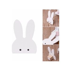 Cute Bunny Rabbit Houten Haak Kleding Haken Op Muur Versieren Kids Kinderen Kamer Eco Vriendelijke Muur Hanger Haken Wit