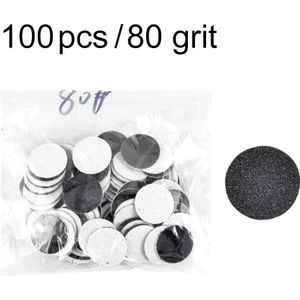 Vervangbare Schuurpapier Pedicure Bestanden 80/100/180 En Lager 100Pcs Verwijderen Cuticle Pedicure Tool Alle Voor Elektrische Voet Puntenslijper