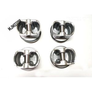 (4 stks/set) zuigers Ringen en pins voor Chinese SAIC ROEWE 550 MG6 750 1.8 T motor auto motor onderdelen LFPS0010B