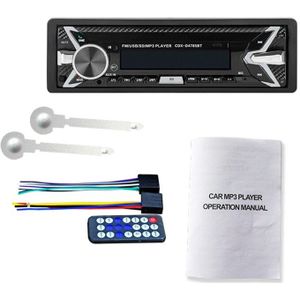 1Din Autoradio Iso Autoradio Aux Ingang Ontvanger Bluetooth Stereo MP3 Multimedia Speler 2USB Bluetooth Autoradio Speler