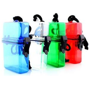 Outdoor Swim Waterdichte Plastic Container Storage Case Key Spaarpot Kaarthouder Kleurrijke