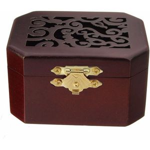 Classic Octagon Woody Wind Up Music Box