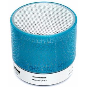 Tf Card Stereo Audio Mini Sound Kolom Kleurrijke Light Luidspreker Bluetooth Speaker Subwoofer Draadloze Crack