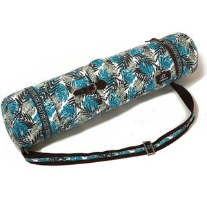 Yoga Mat Bag Carrier Waterdichte Casual Gym Mat Case Pilates Fitness Oefening Pad Carry Band Trekkoord Tassen Print