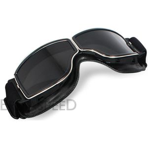 Vintage Motorfiets Bril Winddicht Retro Motocross Fietsen Outdoor Crossmotor Bril Oogbescherming Zonnebril Brillen