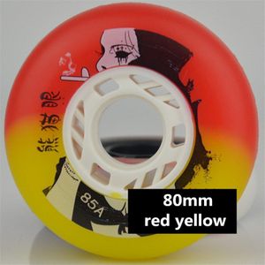 [72mm 76mm 80mm] Originele 85A Panda Eye Skate Wielen Rolschaatsen Wielen Voor SEBA RB schaatsen Sliding Wielen FSK 4 stks/set