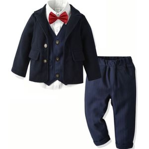 Winter Collectie Bloem Jongen Pak/Goede 5 Stuks Jongen Wedding Party Pak/Jongen Kledij/Jongen Prestaties Jurk 3301