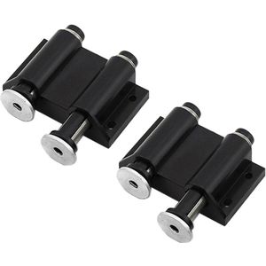 2 Stuks Lade Klink Dichter Keuken Thuis Kabinet Vangt Magnetische Aantrekkende Glazen Deur Stopper Garderobe Kast Zwarte Hardware