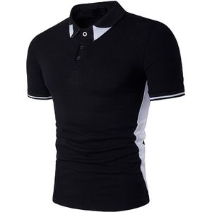 Zomer mannen Polo Katoen Polo Shirt mannen Korte Pure Kleur Mouwen Slim Business Casual Fit Tops