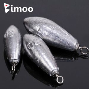Bimoo 10 Pcs Gratis Rolling Swivel Lood Sinker/Vis Gewicht 15G 20G 30G 40G 50G Parel/Teardrop Vorm Voor Vissen
