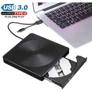 KuWFi - Draagbare DVD-RW Speler - USB 3.0 & Type C - Externe Schrijver