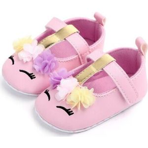 Peuter Baby Meisjes Schoenen 0-18M Bloem Eenhoorn Schoenen Pu Leather Soft Sole Crib Leuke Schoenen Lente Zomer herfst Babyschoenen