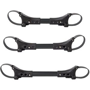3Pcs Twin Kinderwagen Connector Universele Gewrichten Drieling Quadruplets Baby Winkelwagen Veilige Bandjes Verstelbare Linker Haak